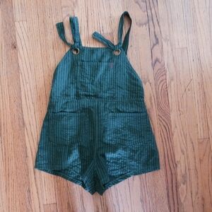Green Overalls Shortalls
